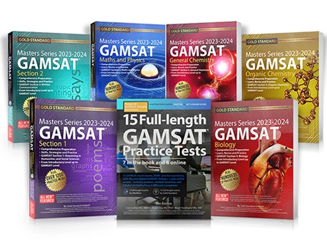 The 2023-2024 New GAMSAT Masters Series GAMSAT preparation books